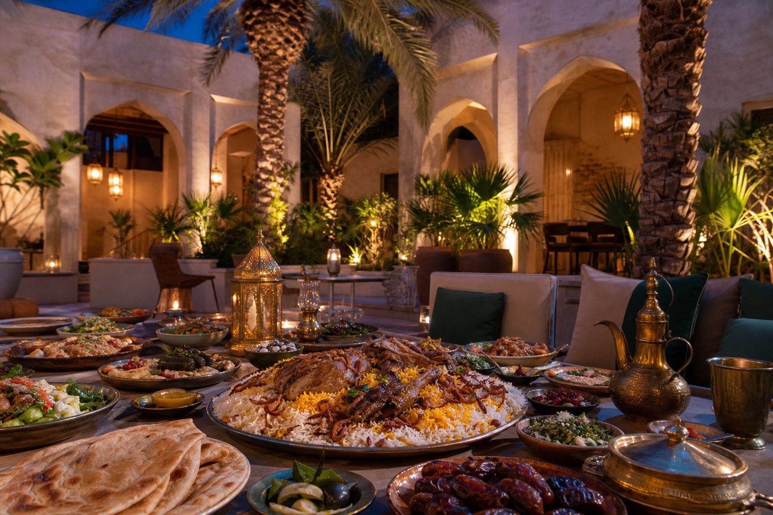 Saffron Courtyard website preview